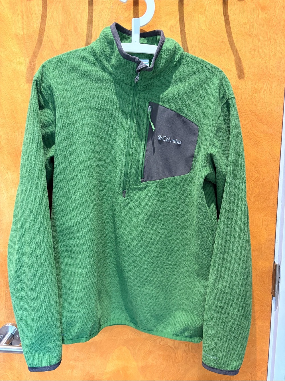 Columbia Green Quarter-Zip Fleece Men’s size Medium